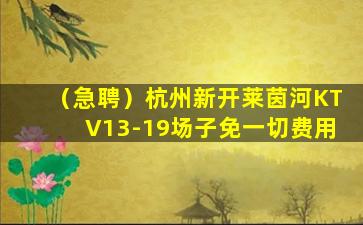 平顶山KTV招聘